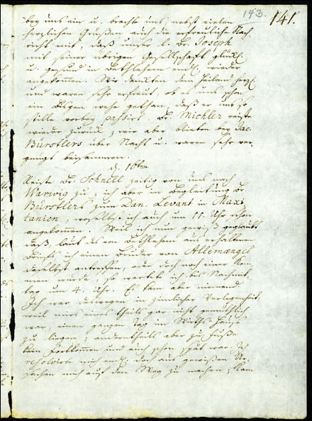 Philipp Christian Bader's 1752 diary